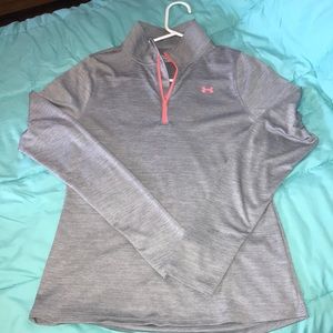 women’s s heat gear half zip up jacket